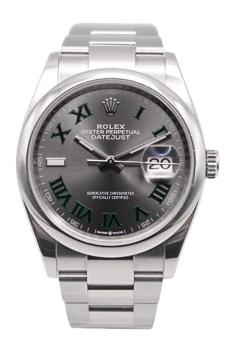 rolex datejust wimbledon prix neuf|Rolex Datejust 36mm Wimbledon.